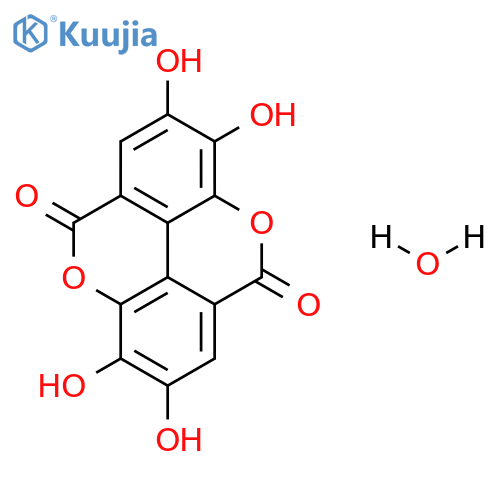 Ellagic acid hydrate structure