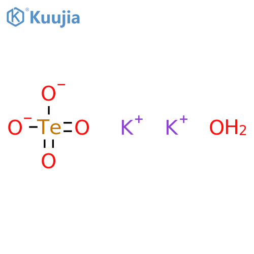 potassium tellurate hydrate structure