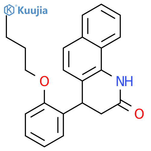 4-(2-Butoxy-phenyl)-3,4-dihydro-1H-benzo[h]quinolin-2-one structure