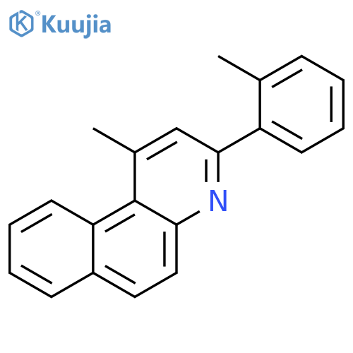 Benzo[f]quinoline, 1-methyl-3-(2-methylphenyl)- structure