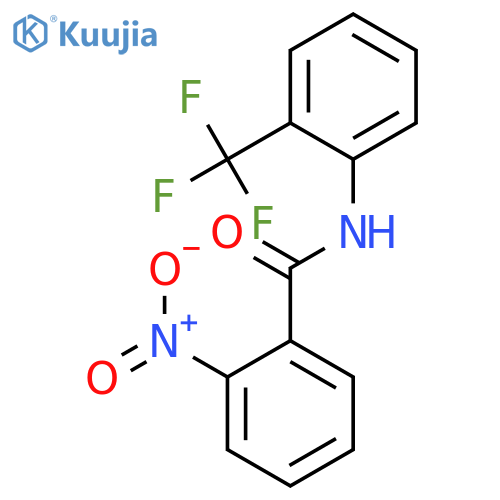 Benzamide, 2-nitro-N-[2-(trifluoromethyl)phenyl]- structure
