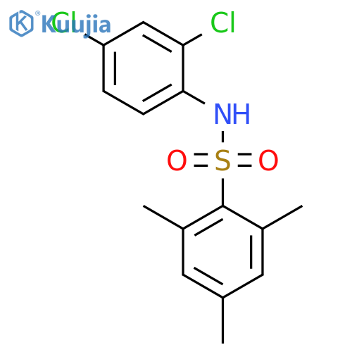 N-(2,4-dichlorophenyl)-2,4,6-trimethylbenzenesulfonamide structure