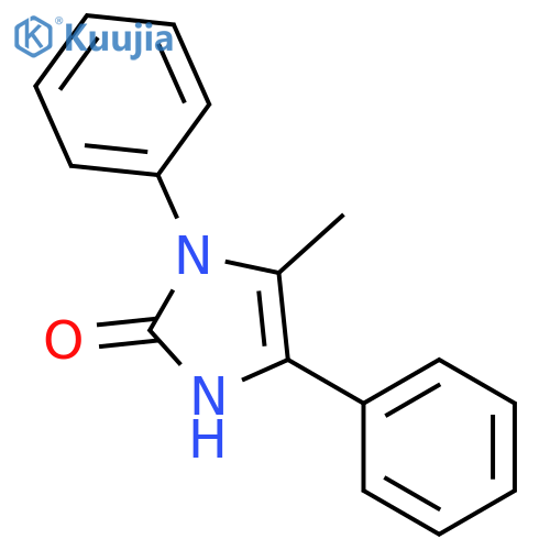 2H-Imidazol-2-one, 1,3-dihydro-5-methyl-1,4-diphenyl- structure