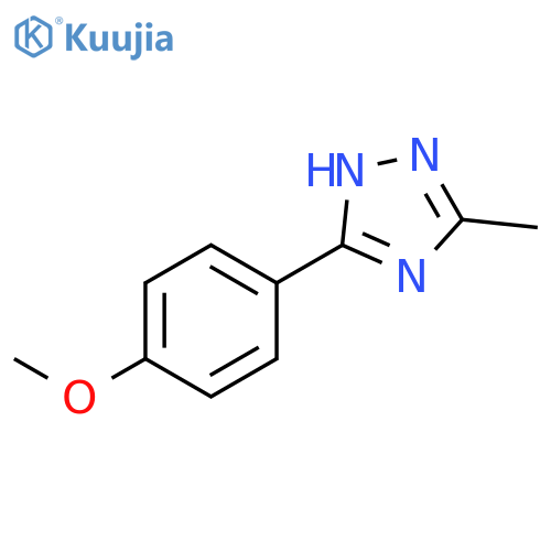 5-(4-Methoxy-phenyl)-3-methyl-1H-[1,2,4]triazole structure