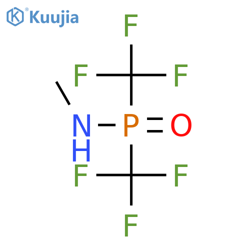 Phosphinic amide, N-methyl-P,P-bis(trifluoromethyl)- structure