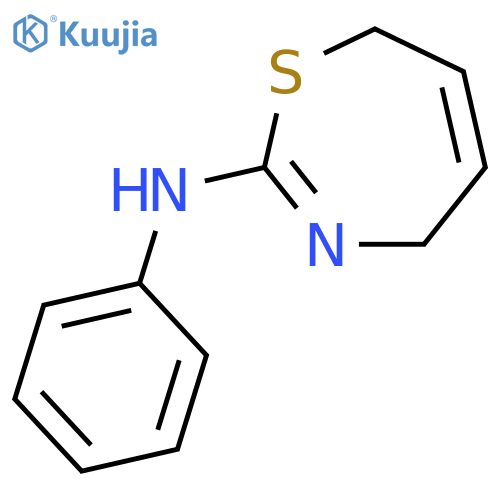 1,3-Thiazepin-2-amine,4,7-dihydro-N-phenyl- structure