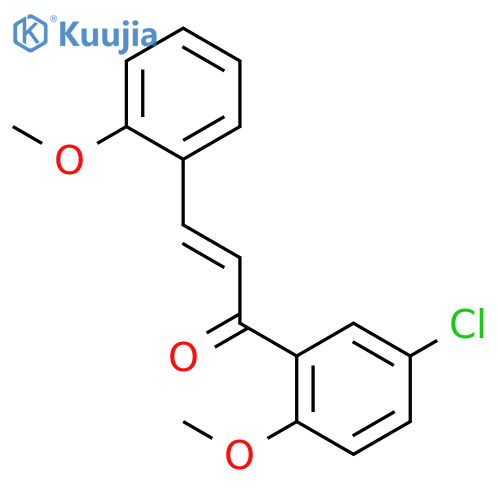 2-Propen-1-one, 1-(5-chloro-2-methoxyphenyl)-3-(2-methoxyphenyl)- structure
