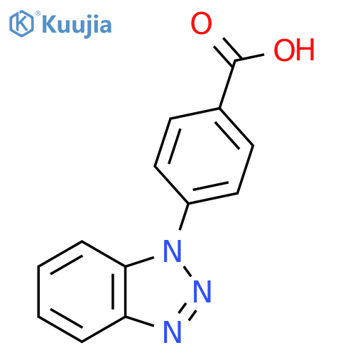 4-(1H-1,2,3-Benzotriazol-1-yl)benzoic acid structure