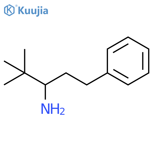 Benzenepropanamine, α-(1,1-dimethylethyl)- structure
