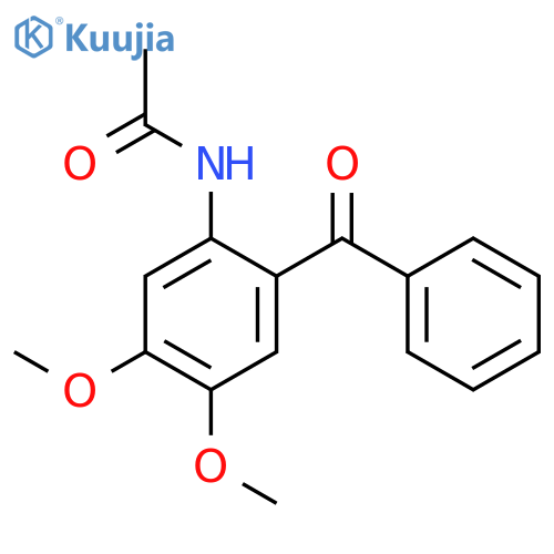 N-(2-Benzoyl-4,5-dimethoxy-phenyl)-acetamide structure