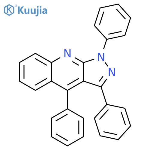 1H-Pyrazolo[3,4-b]quinoline, 1,3,4-triphenyl- structure