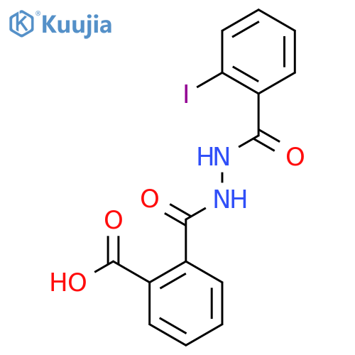 2-{2-(2-Iodobenzoyl)hydrazinocarbonyl}benzoic acid structure