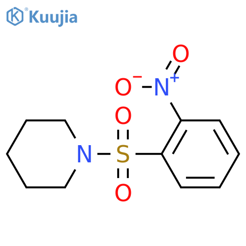 1-((2-Nitrophenyl)sulfonyl)piperidine structure