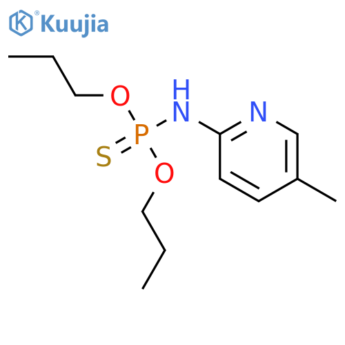 Phosphoramidothioicacid, (5-methyl-2-pyridyl)-, O,O-dipropyl ester (7CI,8CI) structure