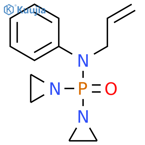 Phosphinic amide,P,P-bis(1-aziridinyl)-N-phenyl-N-2-propenyl- (9CI) structure