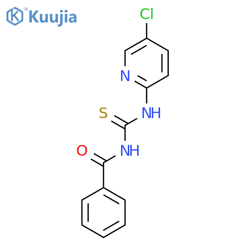 Benzamide, N-[[(5-chloro-2-pyridinyl)amino]thioxomethyl]- structure