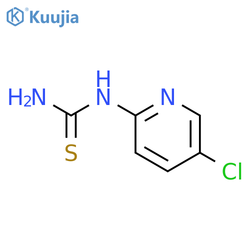 (5-chloropyridin-2-yl)thiourea structure