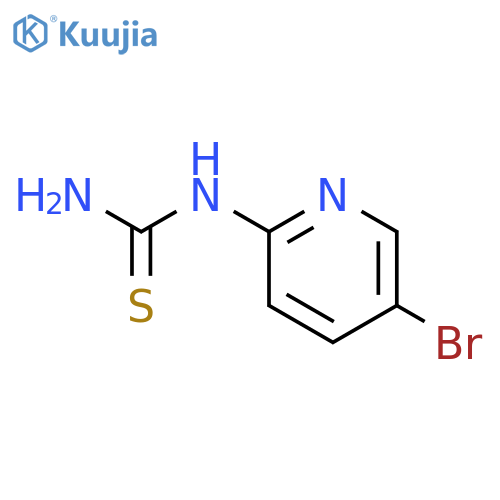 (5-Bromopyridin-2-yl)thiourea structure