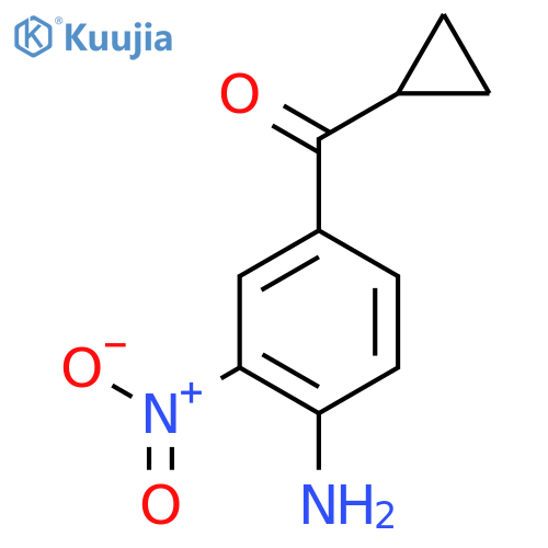 (4-amino-3-nitro-phenyl)-cyclopropyl-methanone structure