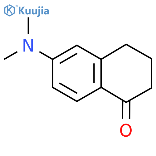 6-(Dimethylamino)-3,4-dihydronaphthalen-1(2H)-one structure