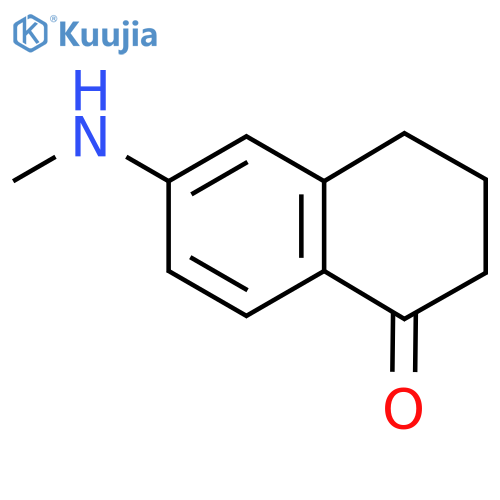 6-(Methylamino)-3,4-dihydronaphthalen-1(2H)-one structure