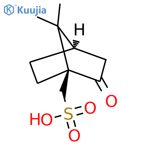 (1S)-(+)-Camphor-10-sulphonic acid structure