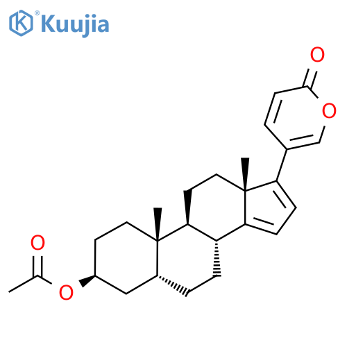 [(3S,5R,8R,9S,10S,13S)-10,13-Dimethyl-17-(6-oxopyran-3-yl)-2,3,4,5,6,7,8,9,11,12-decahydro-1H-cyclopenta[a]phenanthren-3-yl] acetate structure