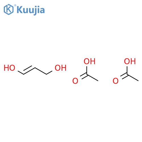 1-Propene-1,3-diol, diacetate, (E)- structure