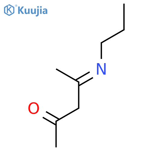 2-PENTANONE, 4-(PROPYLIMINO)- structure