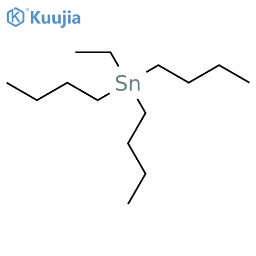 Ethyl, 2-(tributylstannyl)- structure
