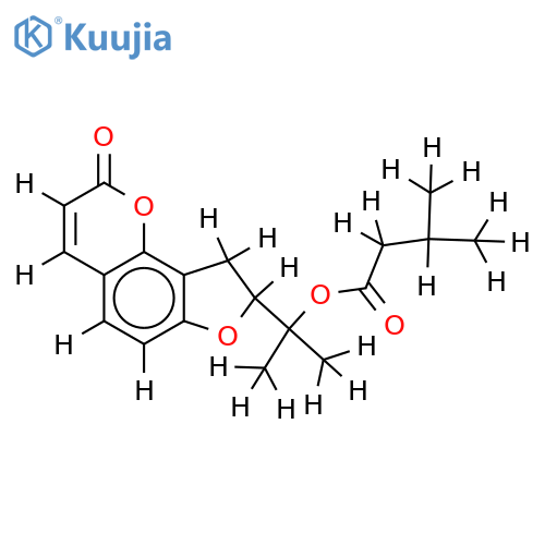 (8S)-O-Isovaleryl-8,9-dihydrooroselol structure