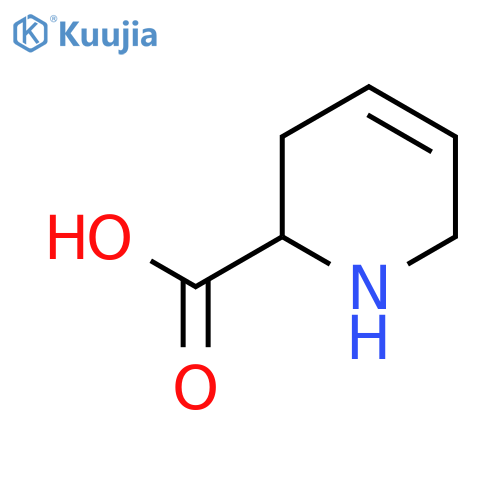 (2S)-1,2,3,6-tetrahydropyridine-2-carboxylic acid structure