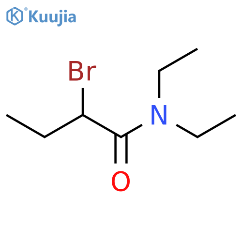 2-Bromo-N,N-diethylbutanamide structure