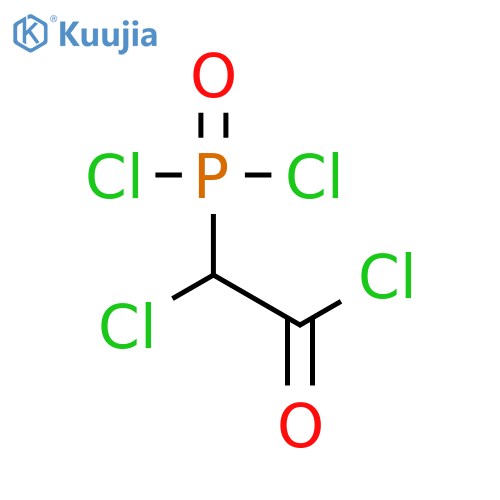 Acetyl chloride, chloro(dichlorophosphinyl)- structure