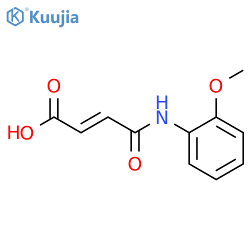 2-Butenoic acid,4-[(2-methoxyphenyl)amino]-4-oxo-, (2Z)- structure