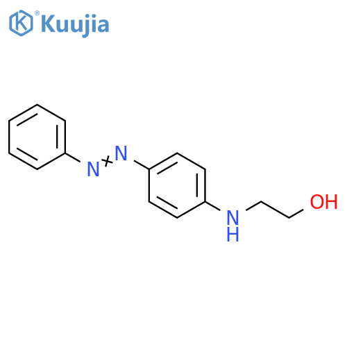 Ethanol, 2-[[4-(phenylazo)phenyl]amino]- structure