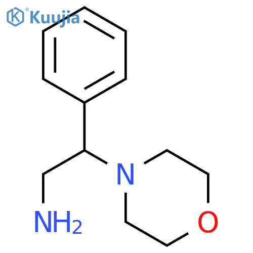 2-(morpholin-4-yl)-2-phenylethan-1-amine structure