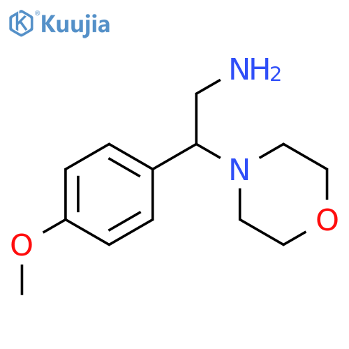 2-(4-methoxyphenyl)-2-(morpholin-4-yl)ethan-1-amine structure