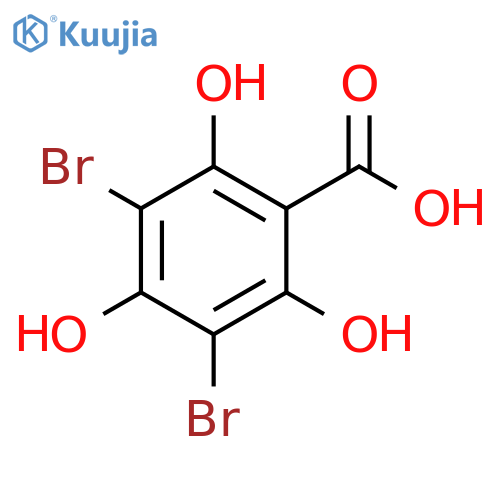 3,5-Dibromo-2,4,6-trihydroxybenzoic acid structure