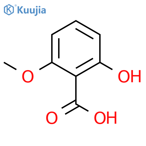 2-Hydroxy-6-methoxybenzoic acid structure
