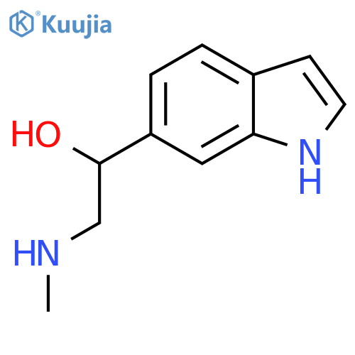 1-(1H-indol-6-yl)-2-(methylamino)ethan-1-ol structure
