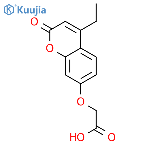 2-((4-Ethyl-2-oxo-2H-chromen-7-yl)oxy)acetic acid structure