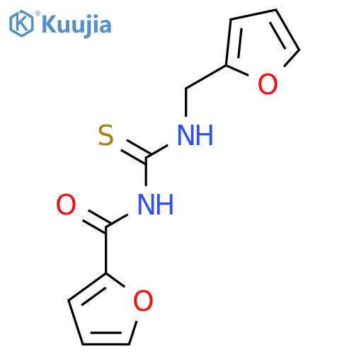 2-Furancarboxamide, N-[[(2-furanylmethyl)amino]thioxomethyl]- structure