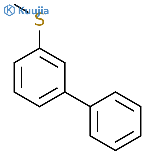 1,1'-Biphenyl, 3-(methylthio)- structure