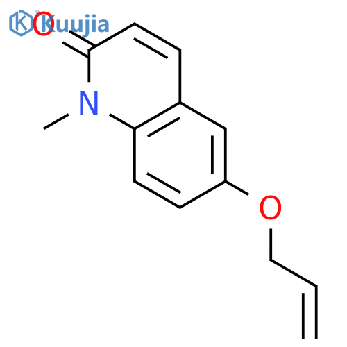 2(1H)-Quinolinone, 1-methyl-6-(2-propenyloxy)- structure