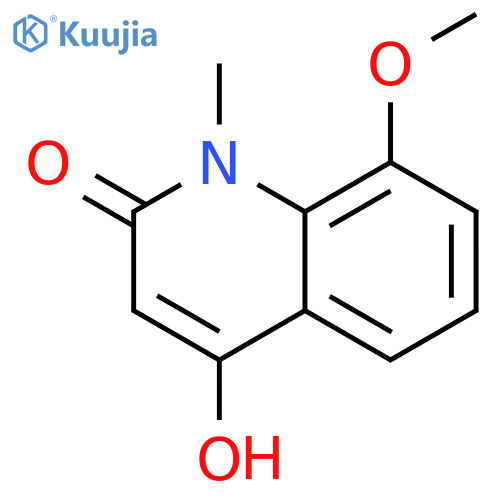 2(1H)-Quinolinone, 4-hydroxy-8-methoxy-1-methyl- structure