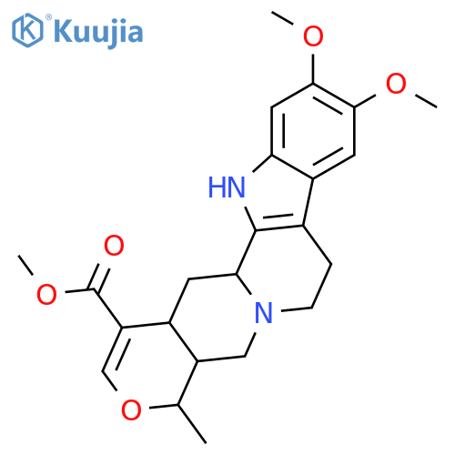 Oxayohimban-16-carboxylicacid, 16,17-didehydro-10,11-dimethoxy-19-methyl-, methyl ester, (19b)- structure