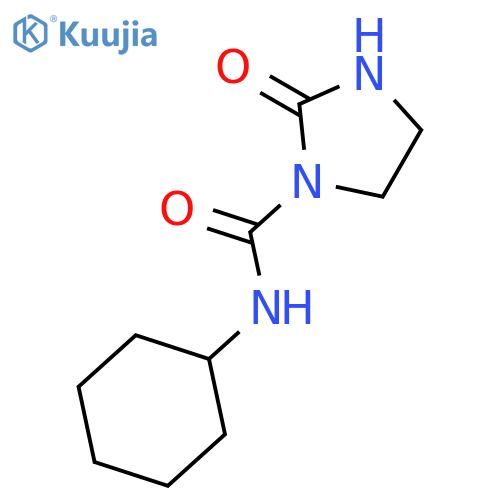 1-Imidazolidinecarboxamide, N-cyclohexyl-2-oxo- structure