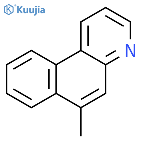 Benzo[f]quinoline, 6-methyl- structure