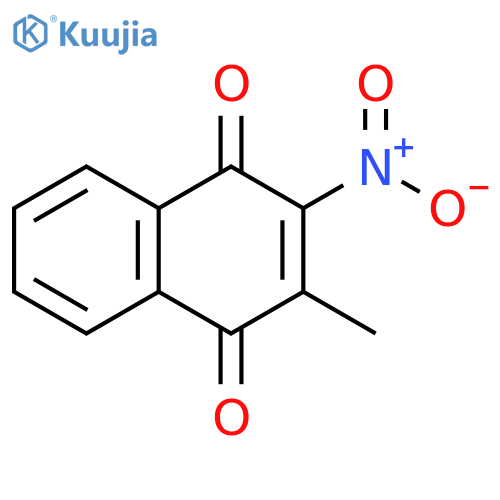 1,4-Naphthalenedione, 2-methyl-3-nitro- structure